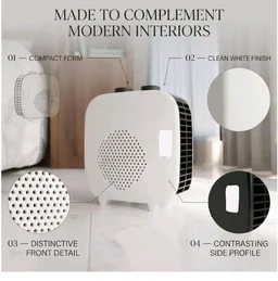 Drumstone (10 Year Warranty) Compact Portable Air Cooler with Ventilated Air Outlet Design, Perforated Front Panel and Tabletop Form for Personal Indoor Use