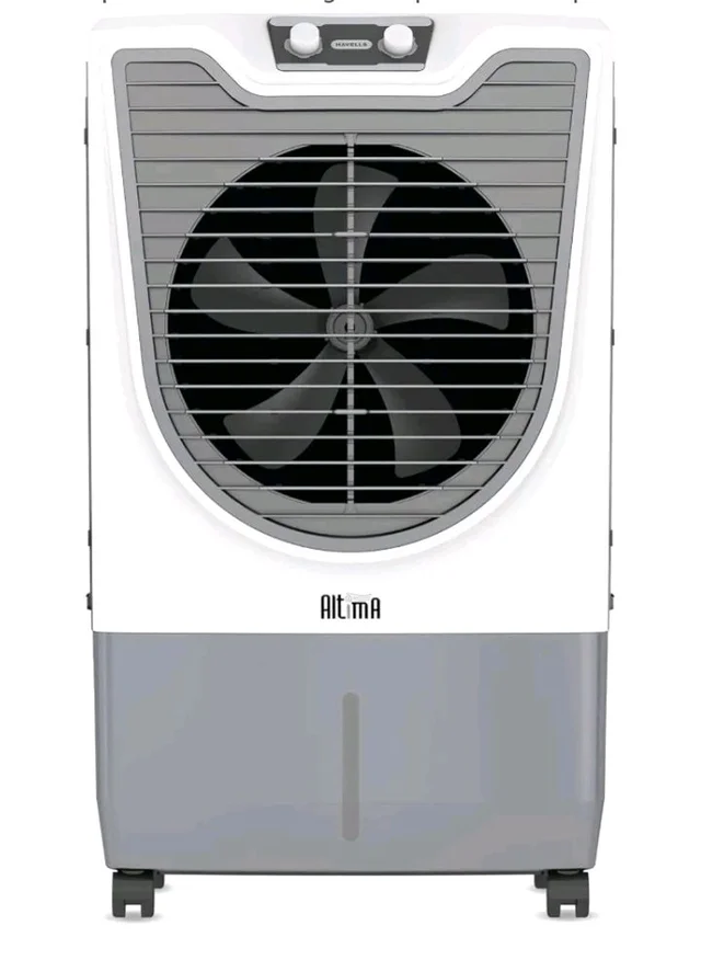 Havells Altima 70 L Desert Air Cooler for Home/Office|Powerful Air-Delivery|Bacteria Shield Honeycomb Pads|Ice Chamber|Front Wheels with brakes|Double Ball Bearing Motor|Inverter Compatible