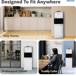 Voltas Floor Mounted Water Dispenser with 18L Storage Cabinet, 3 Water Modes (Hot, Normal, Cold), White, Minimagic Spring FS Plus, 20 litres
50+ bought in past month