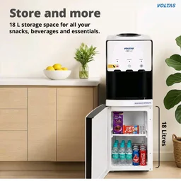 Voltas Floor Mounted Water Dispenser with 18L Storage Cabinet, 3 Water Modes (Hot, Normal, Cold), White, Minimagic Spring FS Plus, 20 litres
50+ bought in past month