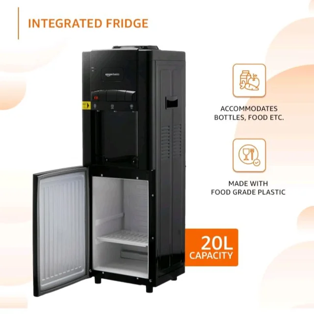 amazon basics Water Dispenser Hot, Cold & Normal Water Dispensing, Child Safety Lock & 1-Year Warranty, Top Loading with Refrigerator | 20 litres
100+ bought in past month