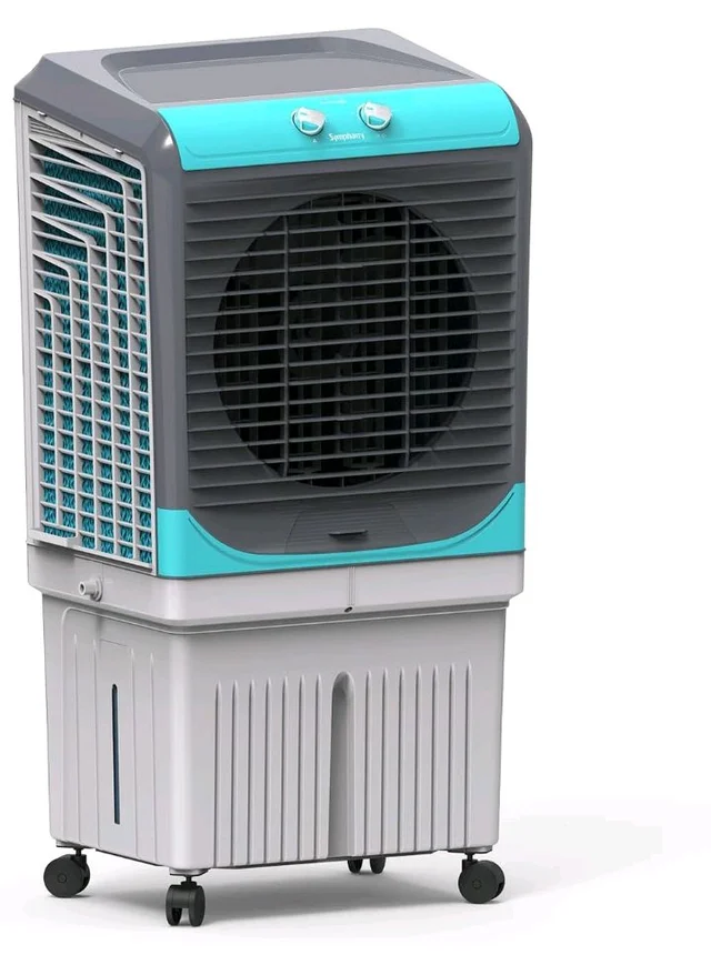 Symphony Maxwind 100XL+ Desert Air Cooler | 3-Side Honeycomb Pads | High-Capacity Cooling Technology | Powerful Air Cooler Fan | Easy-Fill System | 1-Year Warranty