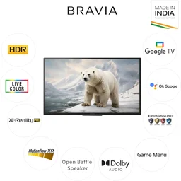 Sony BRAVIA 80 cm (32 inches) HD Ready Smart LED Google TV KD-32W825 (Black)
