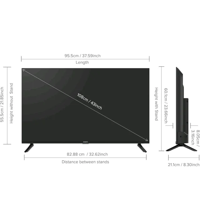 MI Xiaomi 108 Cm (43 Inches) 5A Series Full HD Smart Android LED TV L43M7-EAIN (Black