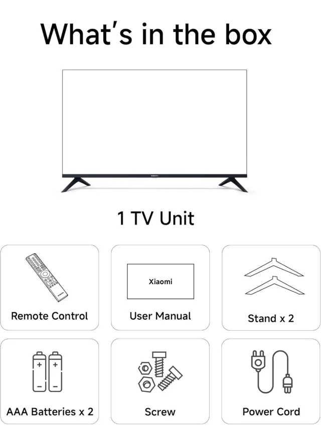 Xiaomi 80 cm (32 inch) Smartchoice F Series HD Ready Smart LED Fire TV L32MB-FIN