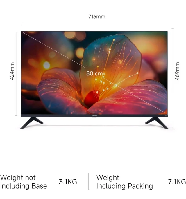 Xiaomi 80 cm (32 inch) Smartchoice F Series HD Ready Smart LED Fire TV L32MB-FIN