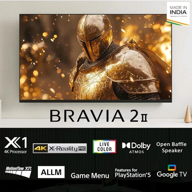 Sony 139 cm (55 inches) Smartchoice BRAVIA 2M2 Series 4K Ultra HD Smart LED Google TV K-55S25BM2