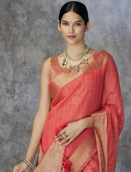 Brand: SWORNOF
4.2 out of 5 stars 260
SWORNOF Women's Cotton silk saree for Patola festival Wedding silk with blouse piece