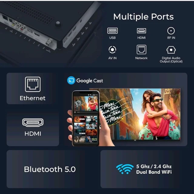 Visit the Visio World Store
4.1
4.1 out of 5 stars
(2,654)
VW Visio World 140 cm (55 inches) Smartchoice Pro Series 4K Ultra HD Smart QLED Google TV VW55GQ2