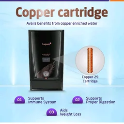 Livpure Pep Pro Grand RO+UV+Mineraliser+Copper, 15 LPH Water Purifier | Suitable for Borewell, Tanker, Municipal Water - 7 L Storage Tank, Black