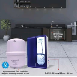 Zero B Kitchenmate RO Under the Sink Water Purifier | Active Silver Technology | Under Counter | 7 Stage Purification | 8L Storage Capacity | Ideal for Modular Kitchens & Offices