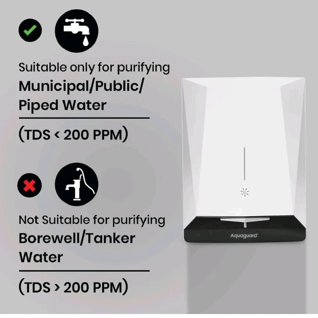 AQUAGUARD SURE MIST UV+MC 1X Water Purifier | Mineral Charge | Mineral Guard Technology | Suitable for Municipal Water, Not Suitable for Borewell/Tanker Water | Free Installation | 2 Free Services
50+ bought in past month