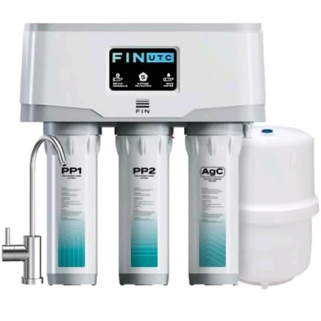 FIN UTC Under The Counter Water Purifier Nanofiltration 80 (For TDS upto 700) | 8+ pH Alkaline Water | Retains Minerals & Saves Water | Lowest Service Cost