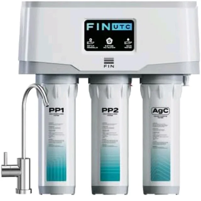 FIN UTC Under The Counter Water Purifier Nanofiltration 80 (For TDS upto 700) | 8+ pH Alkaline Water | Retains Minerals & Saves Water | Lowest Service Cost