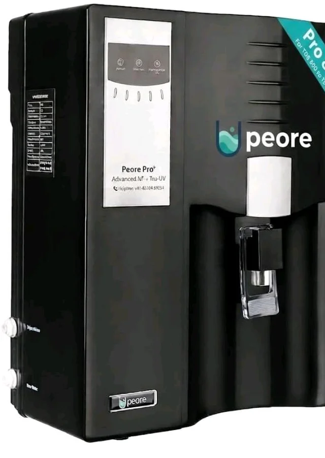 Pro Plus-80 NF + UV Water Purifier | Retains Healthy Minerals and Saves Water | NanoFiltration Better than RO | Self Service Mode | Black (For TDS 500 to 1000)