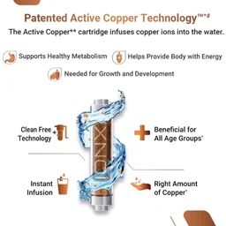 Aqua X pure Grand Plus Smart Health Protection Series RO Water Purifier | RO+UV+UF Technology | Copper & Zinc Health Boost | Smart Taste Adjuster | 12L Storage | Elegant Wall Mount Design(Classic).