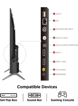 TCL 108 cm (43 inches) FHD Smart QLED Google TV | Dolby Audio 24 watts | HDR 10 | Metallic Bezel-Less | Multiple Viewing Mode | 43S5K