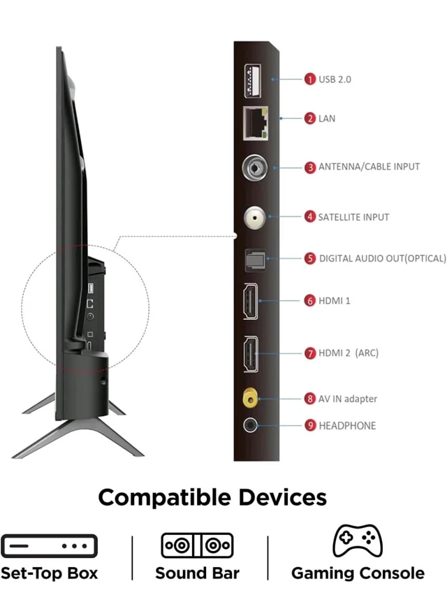 TCL 108 cm (43 inches) FHD Smart QLED Google TV | Dolby Audio 24 watts | HDR 10 | Metallic Bezel-Less | Multiple Viewing Mode | 43S5K
