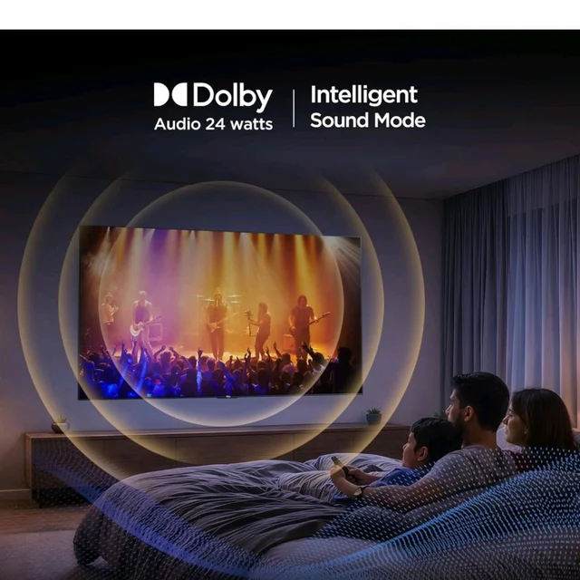 TCL 108 cm (43 inches) FHD Smart QLED Google TV | Dolby Audio 24 watts | HDR 10 | Metallic Bezel-Less | Multiple Viewing Mode | 43S5K