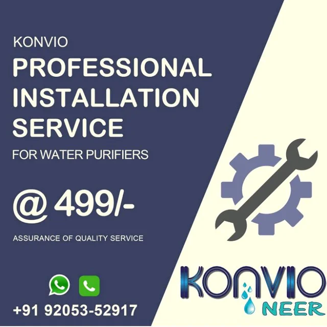 Konvio Neer Elixir RO UV UF TDS Water Purifier with 15L Storage
Advanced RO, UV and UF water purifier with TDS adjuster, 15L storage and wall-mount design for