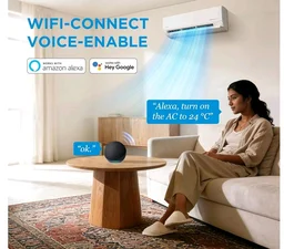 Midea 1.36 Ton 3 Star Inverter Split AC, MAI18SD3R36W0/MAI18SD3R36W1
2026 Model,Copper Condenser,Wi-Fi & 6-in-1,52°C Heavy Duty Cooling,HD+PM 2.5 Filter