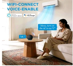 Midea 1.36 Ton 3 Star Inverter Split AC, MAI18SD3R36W0/MAI18SD3R36W1
2026 Model,Copper Condenser,Wi-Fi & 6-in-1,52°C Heavy Duty Cooling,HD+PM 2.5 Filter