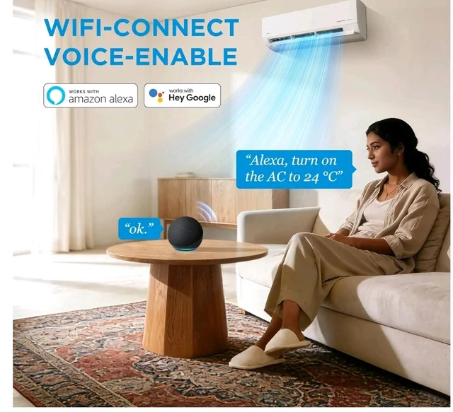 Midea 1.36 Ton 3 Star Inverter Split AC, MAI18SD3R36W0/MAI18SD3R36W1
2026 Model,Copper Condenser,Wi-Fi & 6-in-1,52°C Heavy Duty Cooling,HD+PM 2.5 Filter