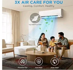 Midea 1.36 Ton 3 Star Inverter Split AC, MAI18SD3R36W0/MAI18SD3R36W1
2026 Model,Copper Condenser,Wi-Fi & 6-in-1,52°C Heavy Duty Cooling,HD+PM 2.5 Filter
