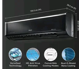 Cruise 1.5 Ton 5 Star VarioQool Pro Inverter Split AC (CWCVBM-VP3F185BL)
Cooling at 55°C | High ISEER Rating |100% Copper | Convertible 5-in-1 | 4 Way Swing | EEV Tech | PM2.5 Filter, Backlit Remote