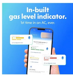 Optimist 1.39 T 5Star WiFi Inverter Split AC | Lowest Bill ISEER 6.05 | 5-Yr Comp Warranty | 50°C Tested Cooling | Turbo+ up to 1.9Ton Cooling | In-App Gas Level Indicator(ODU-SUHC48ZV, IDU- SEHC48ZV)