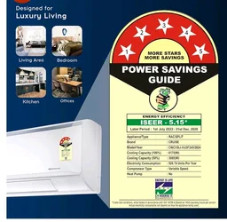 Cruise 2 Ton 5 Star Heavy Duty Inverter Split AC (CWCVBJ-VU5F245)
Fast Cooling at 55 °C, 100% Copper, Convertible 4-in-1, 4-Way Swing, Long Air Throw, XL Blower Design, PM 2.5, Anti-Rust Tech