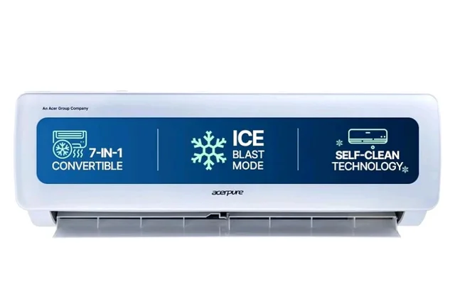 Acerpure Chill Neo 1 Ton 3 star, 3795W Max Cooling Capacity,Split AC (Copper, 4 Way Swing, 7 in1, Ice blast mode, Auto Clean, Dust Filter, Inverter Compresso, sleep_mode, AC5IPG61TN3W, White)