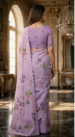 C J Enterprise Women’s Pure Soft Cotton Saree Linen Silk Sarees For Wedding
50+ bought in past month