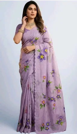 C J Enterprise Women’s Pure Soft Cotton Saree Linen Silk Sarees For Wedding
50+ bought in past month