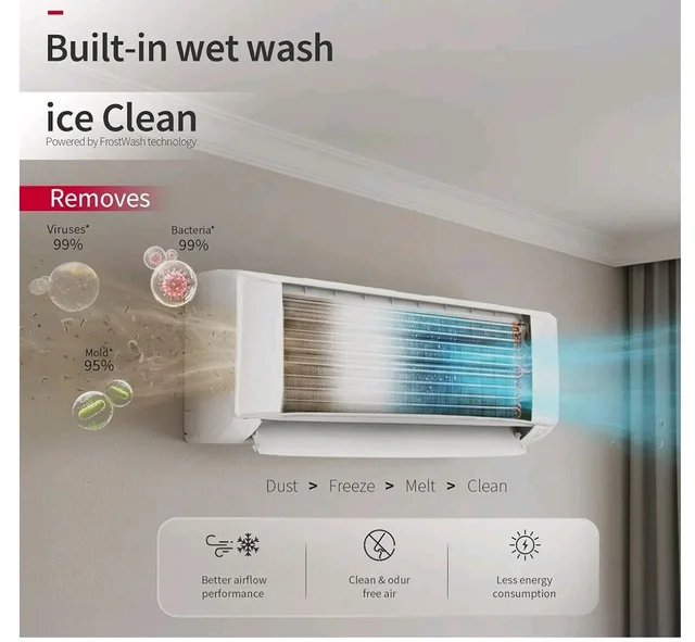 Hitachi 1.5 Ton 3 Star, New star rated, Inverter Split AC(Copper, Wi-Fi, Smart View Display, 4 Way Swing,RAS.D318PCD2BM, White)