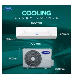 Carrier 1 Ton 3 Star,New Star rated, Flexicool Inverter Split AC (Copper, Convertible 6-in-1 with Smart Energy Display, Insta Cool, Auto Clean, PM 2.5 Filter, ESTER EDGE Gxi-CAI12EE3R36F0, White)