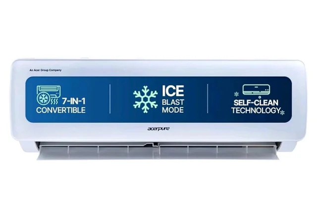 Acerpure Chill Neo 1 Ton 3 star, 3795W Max Cooling Capacity,Split AC (Copper, 4 Way Swing, 7 in1, Ice blast mode, Auto Clean, Dust Filter, Inverter Compresso, sleep_mode, AC5IPG61TN3W, White)