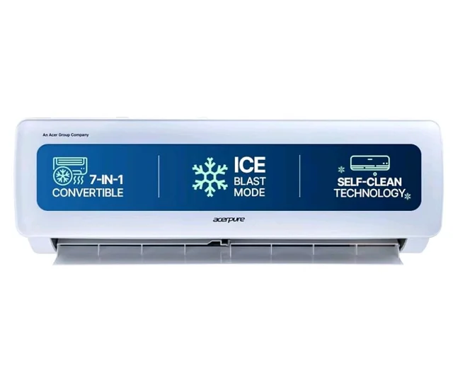 Acerpure Chill Neo 2 Ton 3 star, 6820W Max Cooling Capacity, Split AC (Copper, 4 Way Swing, 7 in1, Ice blast mode, Auto Clean, Dust Filter, Inverter Compressor, sleep_mode, AC5IPG62TN3W, White)