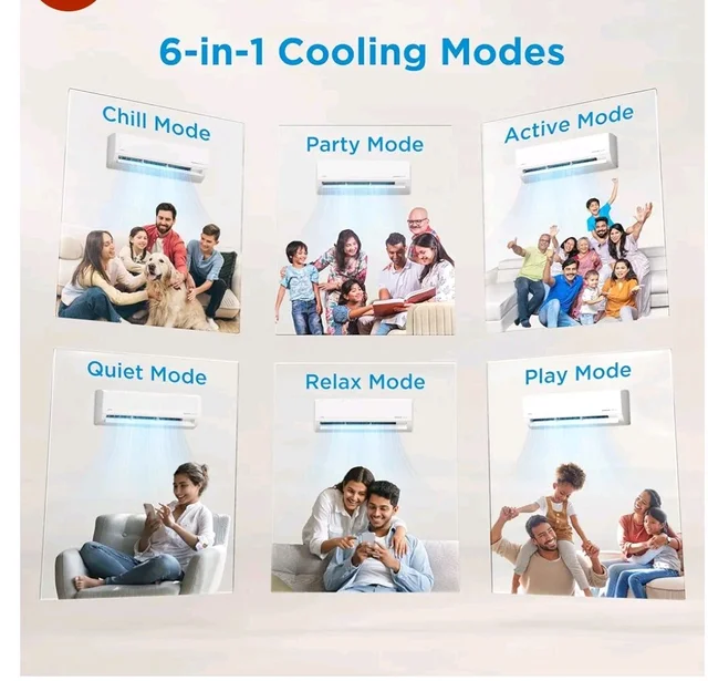 the Midea Store
3.8
3.8 out of 5 stars
(237)
Midea 1.36 Ton 3 Star Inverter Split AC, MAI18SD3R36W0/MAI18SD3R36W1
2026 Model,Copper Condenser,Wi-Fi & 6-in-1,52°C Heavy Duty Cooling,HD+PM 2.5 Filter