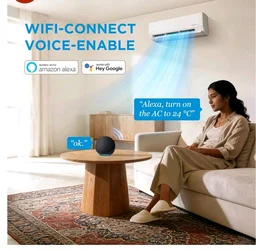 the Midea Store
3.8
3.8 out of 5 stars
(237)
Midea 1.36 Ton 3 Star Inverter Split AC, MAI18SD3R36W0/MAI18SD3R36W1
2026 Model,Copper Condenser,Wi-Fi & 6-in-1,52°C Heavy Duty Cooling,HD+PM 2.5 Filter