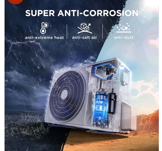 the Midea Store
3.8
3.8 out of 5 stars
(237)
Midea 1.36 Ton 3 Star Inverter Split AC, MAI18SD3R36W0/MAI18SD3R36W1
2026 Model,Copper Condenser,Wi-Fi & 6-in-1,52°C Heavy Duty Cooling,HD+PM 2.5 Filter