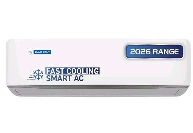 Blue Star 1.5 Ton 5 Star,New Star Rated, Wi-Fi Smart Inverter Split AC (Copper, AI Pro+, 4-Way Swing, DigiQ Hepta Sensor, Blue Fins,Turbo Cool, Self Clean Technology (IC518ZXUS, White))
