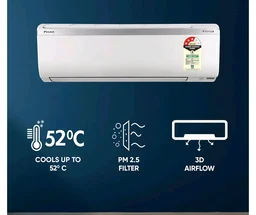 the DAIKIN Store
3.9
3.9 out of 5 stars
(884)
Daikin 1.5 Ton 3 Star, New Star rated, Inverter Split AC (Copper, PM2.5 Filter, MTKL50XV16, White)