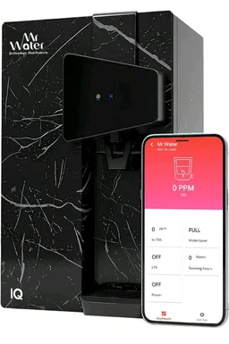 Mr. Water IQ Smart Water Purifier,RO+ UV+ COPPER+ ZINC+ B12 ALKALINE | IoT Enabled with Mobile App | 8.5L Storage | TDS Control | ISI Certified
37%
off
Product Images and Videos (AI-Generated Alt Text)