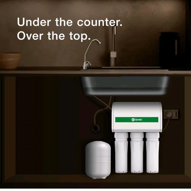 AO Smith X5+Neo Under Sink RO Water Purifier for Home | Copper Fortified Mineralizer | 100% RO Purification | Quick Dispense Gooseneck Faucet | 6L Storage | 1-Year Comprehensive Warranty