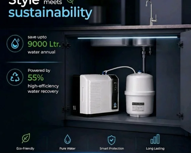 Fonix Compact Under Sink Water Purifier | RO+UV+UF+TDS Adjuster | Zinc + Alkaline + Copper | 8L Pressurized Tank | High-Speed Purification | Inbuilt Pressure Pump
