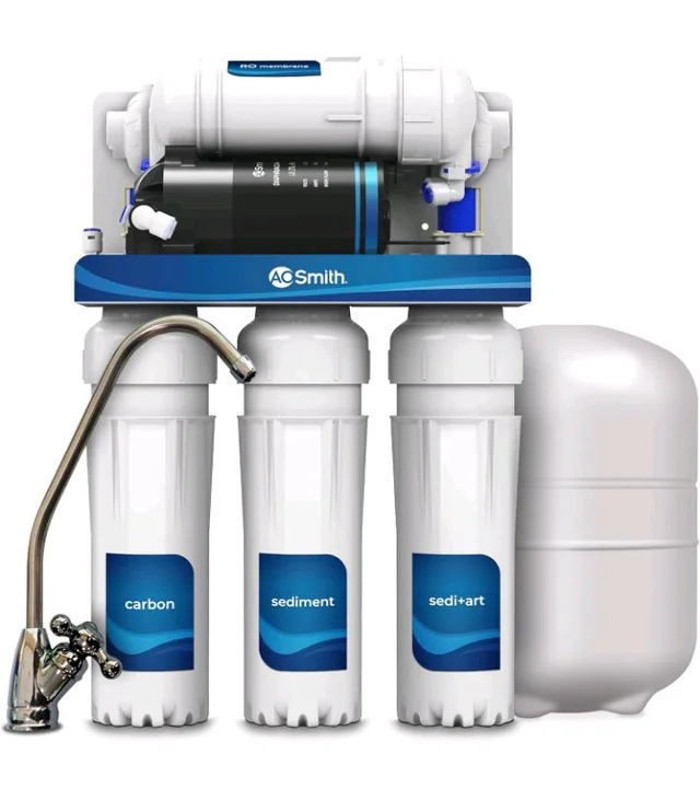 AO Smith X5 Under The Counter/Sink Water Purifier for home | Copper Fortified Mineralizer | Compact | High-speed Purification | 1-Year Comprehensive Warranty