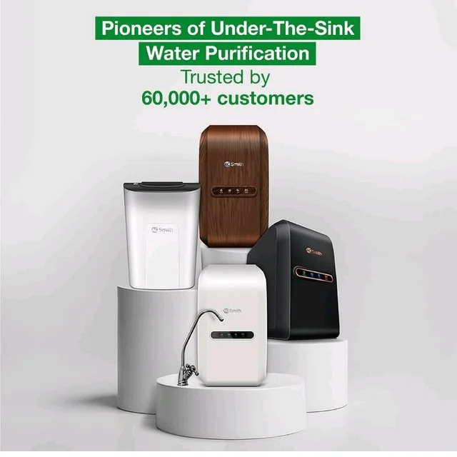 AO Smith X5 Under The Counter/Sink Water Purifier for home | Copper Fortified Mineralizer | Compact | High-speed Purification | 1-Year Comprehensive Warranty