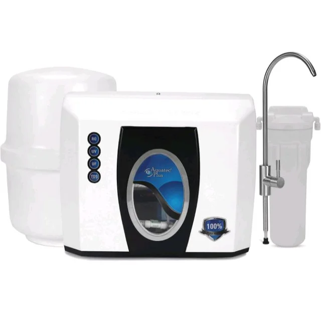 Aquatec Plus - Smart Pure ISI Certified UTS Under Sink Storage Pressure Tank 12 L RO+UV+UF+TDS Water Purifier (White) Works Up to 3500 TDS
56%
off
Product Images and Videos (AI-Generated Alt Text)