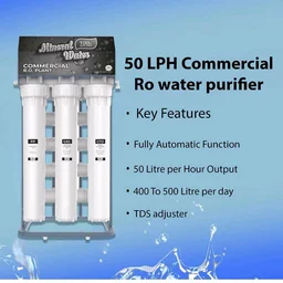AQUA D PURE 50 LPH Commercial RO + UV Water Purifier with Double Pump Purification and Fully Automatic Function, TDS Adjuster, Dust Protective Cover,